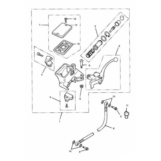 Bild von Lever, Bolt, Front M/Cyl