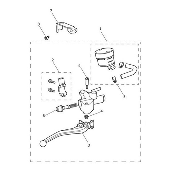 Bild von Lever, Front Brake, Short Span