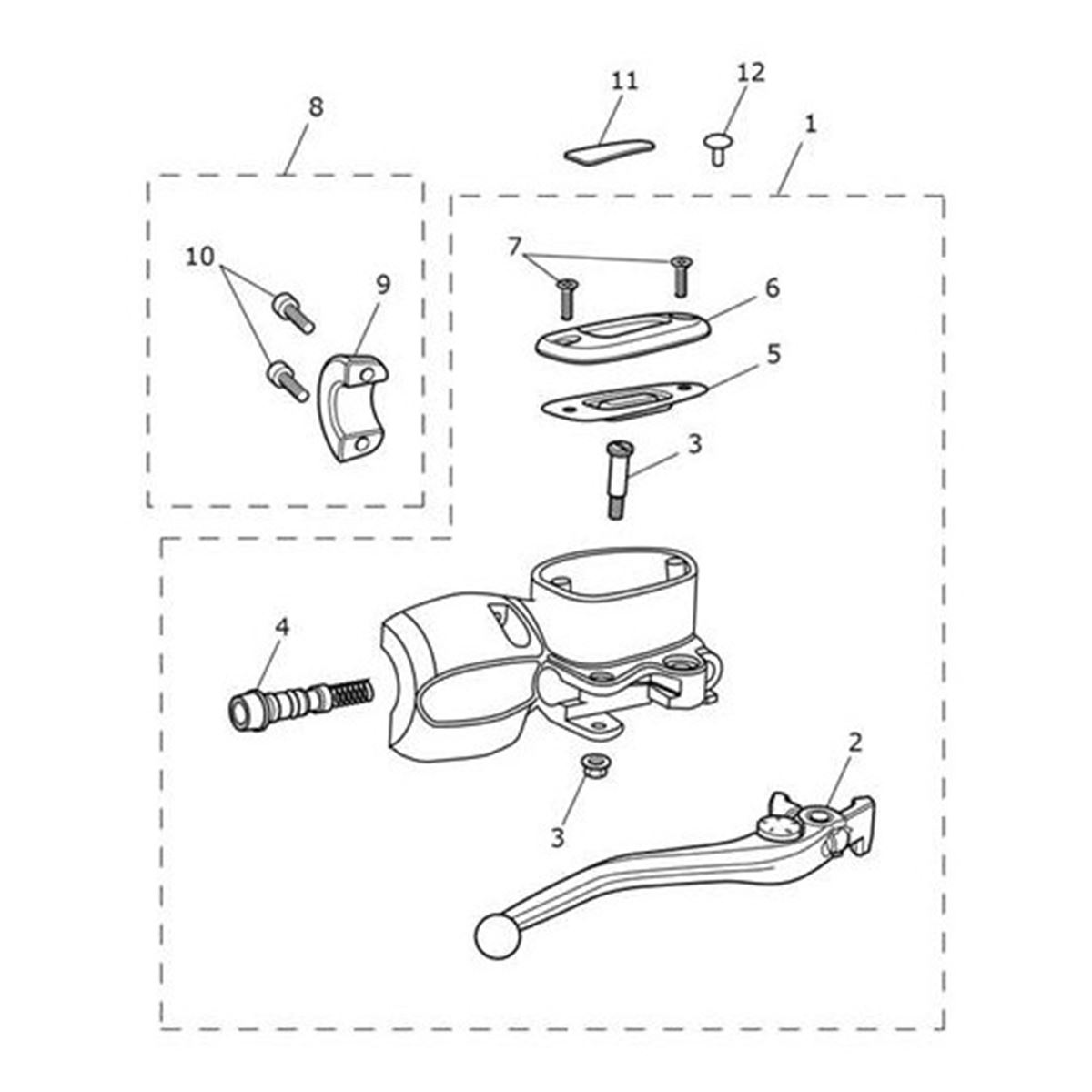 Bild von Lever Assembly, Brake, Black