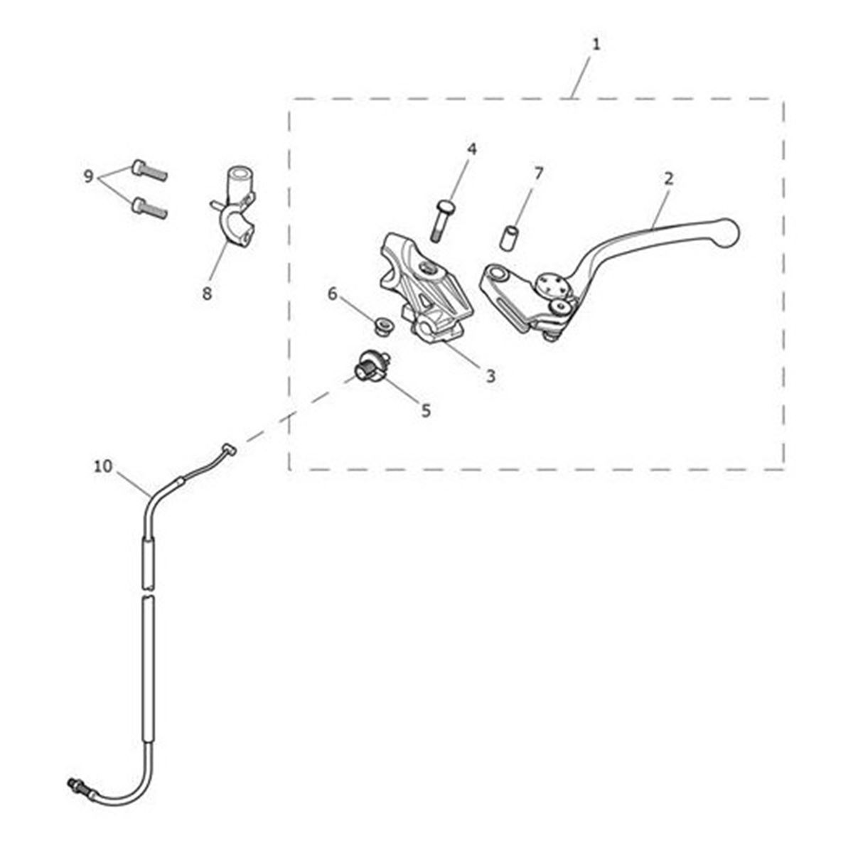 Bild von Lever Assy, Clutch, Adj