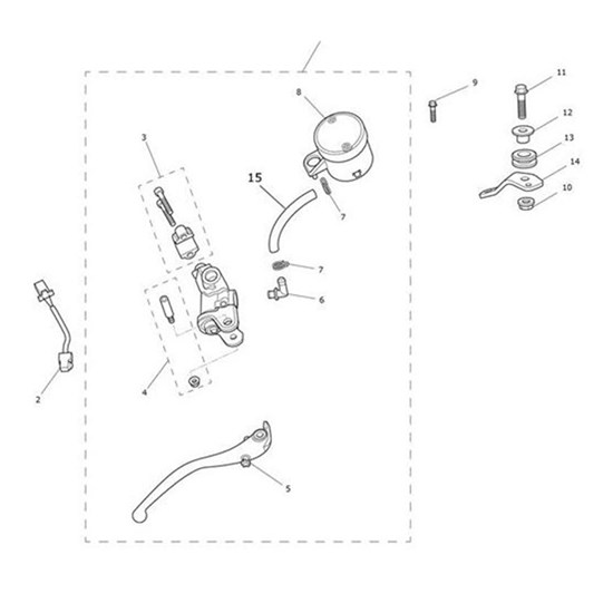 Bild von Lever Assy, MCS, Black