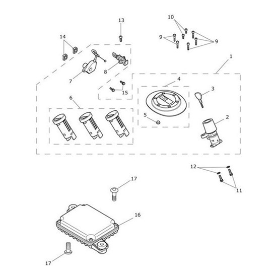 Bild von Lock Barrel Kit