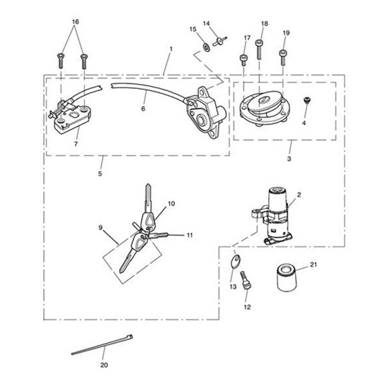 Bild von Lockset, LH, Routing