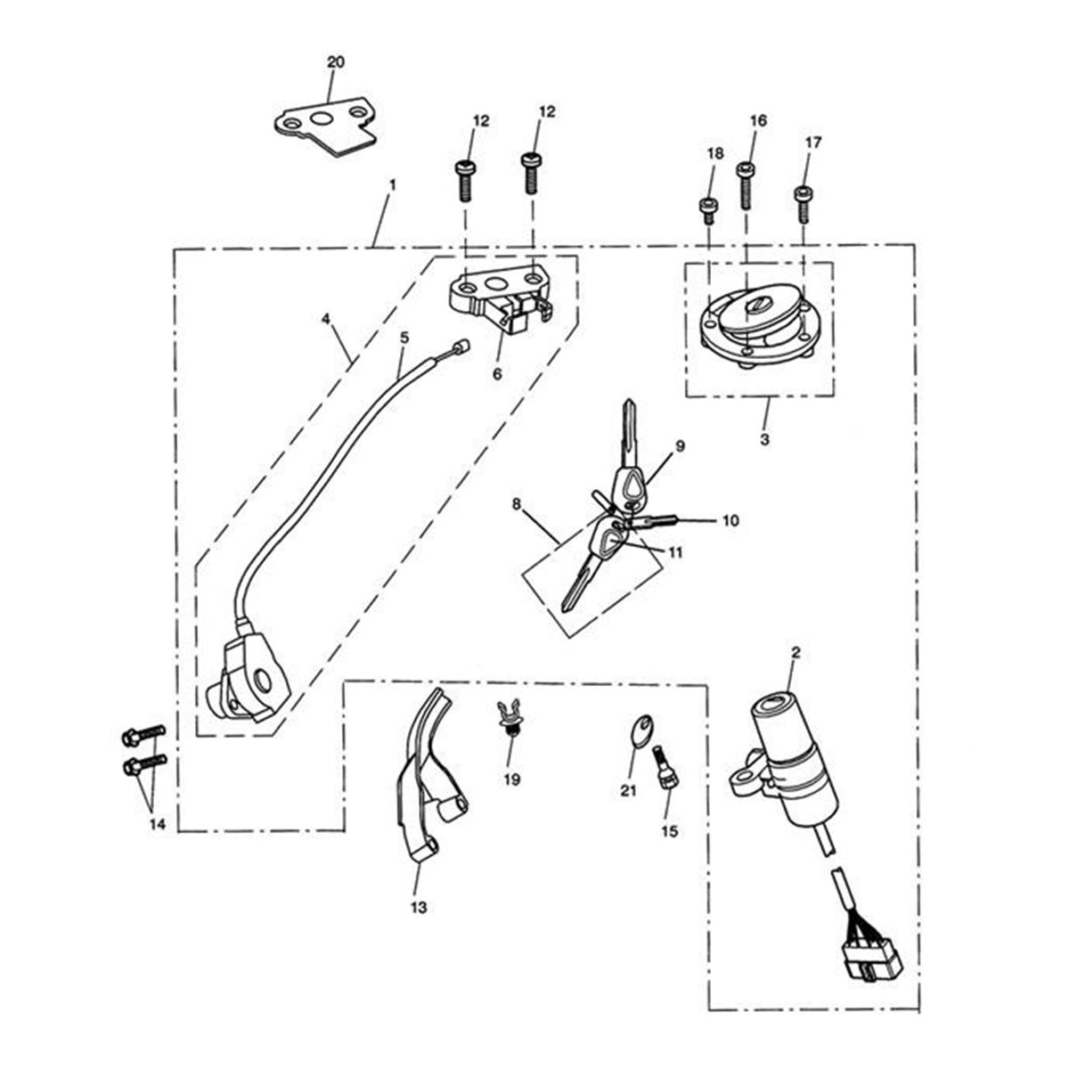 Bild von Lockset, Text