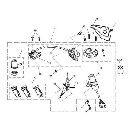 Bild von Lockset Assy