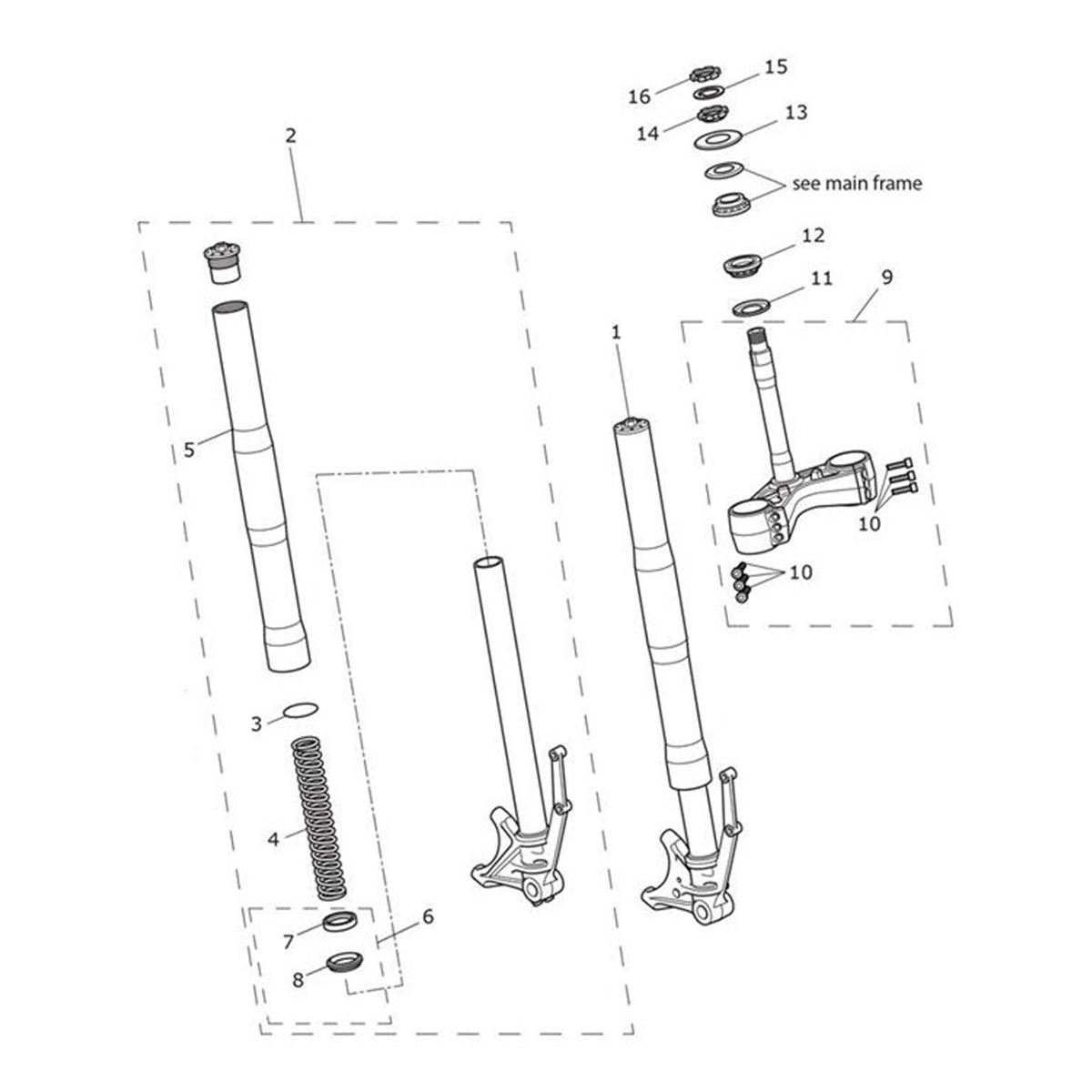 Bild von Lower Yoke Assembly, Black