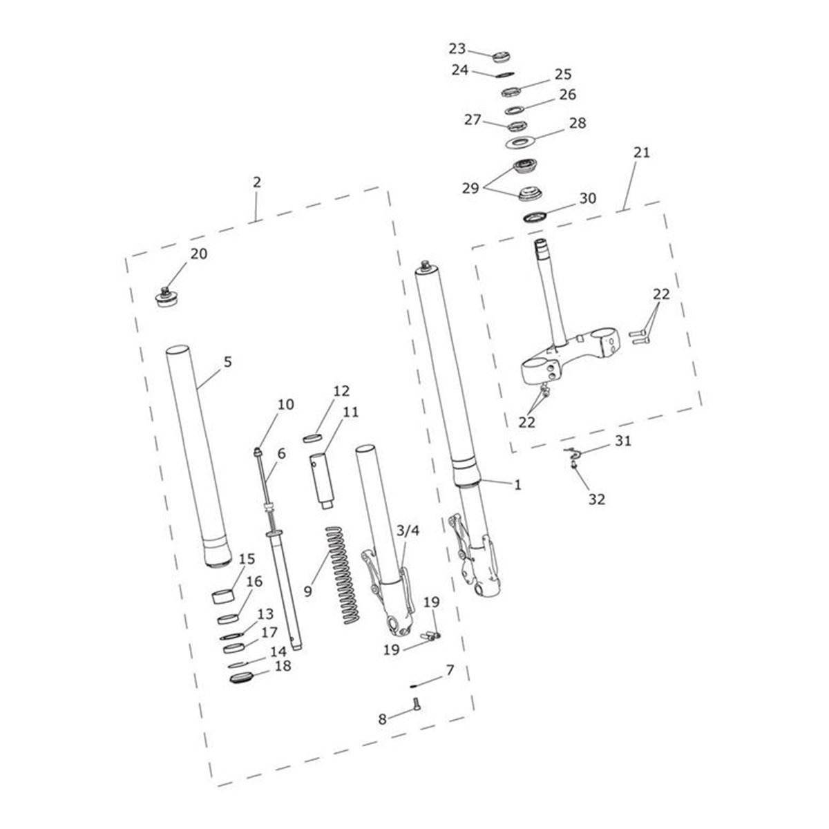 Bild von Lower Yoke Assembly