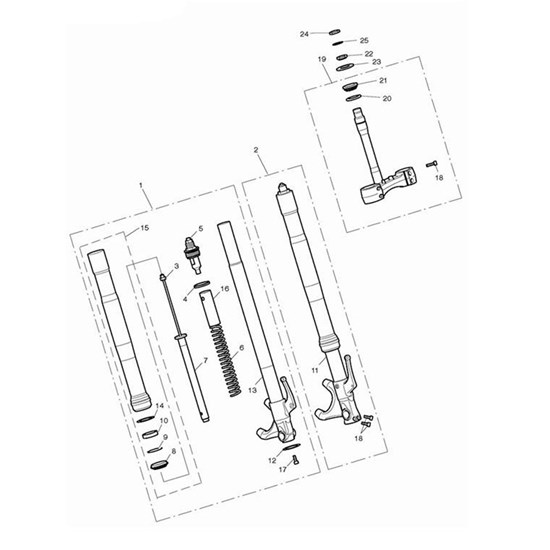 Bild von Lower Yoke Assy, 41mm