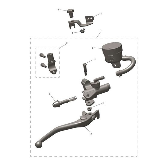 Bild von M/Cyl, Reservoir Assy, Front