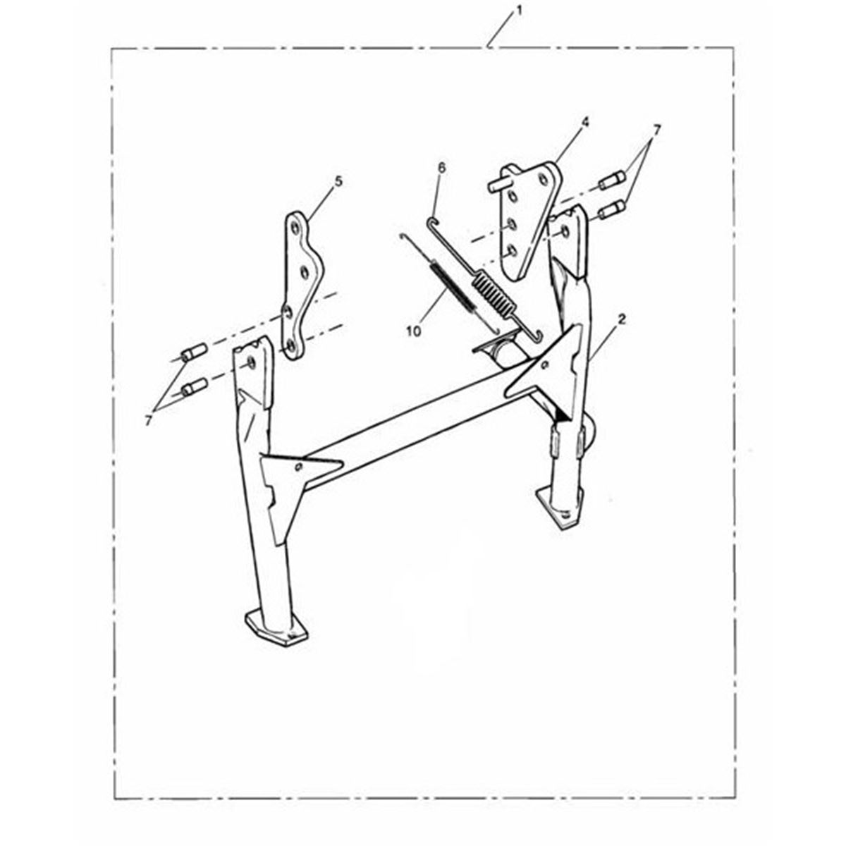 Bild von MOUNTING BRACKET,LH