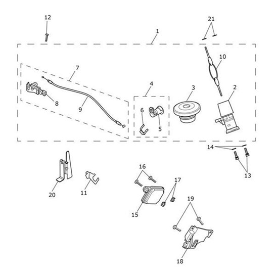 Bild von Moulding, Bracket, Immobiliser