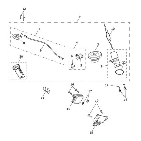 Bild von Moulding, Bracket, Immobiliser