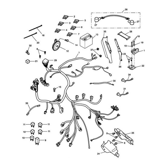 Bild von Moulding, Harness Guide, Lh