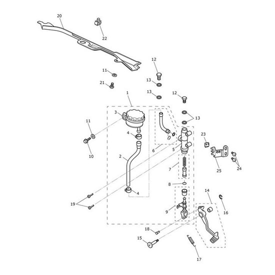 Bild von Moulding, Rear Brake Switch