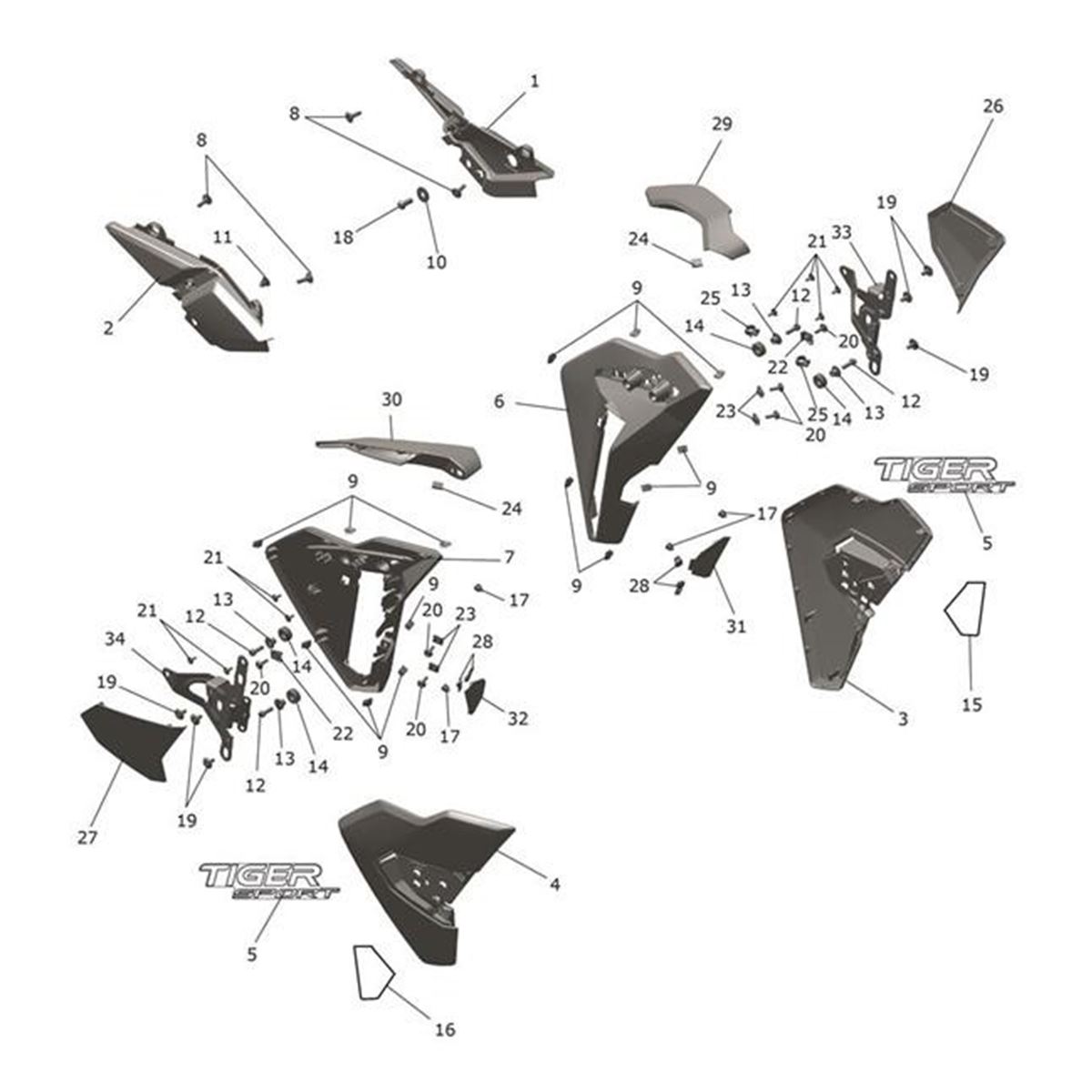 Bild von Mount, Indicator, LH, Mldg