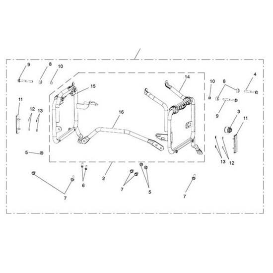 Bild von Mounting Frame, Assy, LH