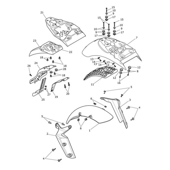 Bild von Mudguard, Plastic