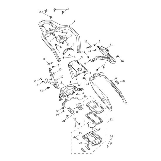 Bild von Number Plate Hanger, LHS