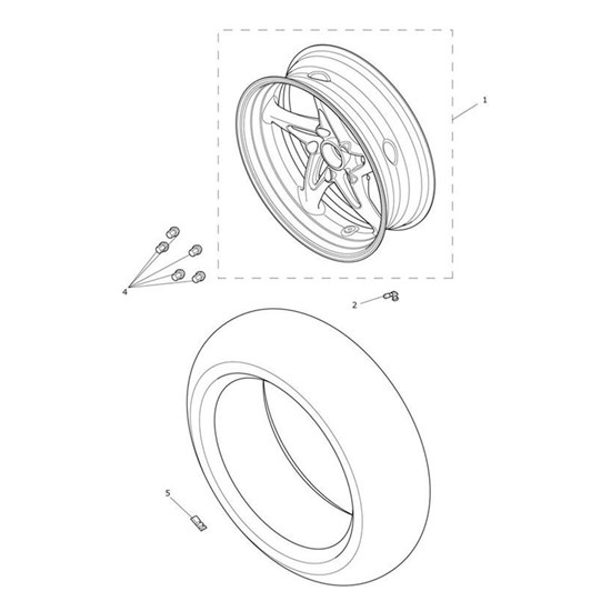 Bild von Nut, M10, Wheel