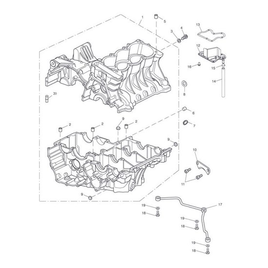 Bild von Oil Feed Assy, Gearbox