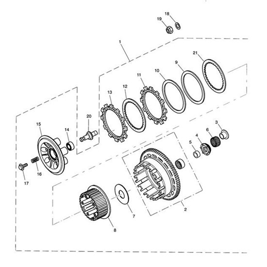 Bild von PLATE, CLUTCH, 1.6MM