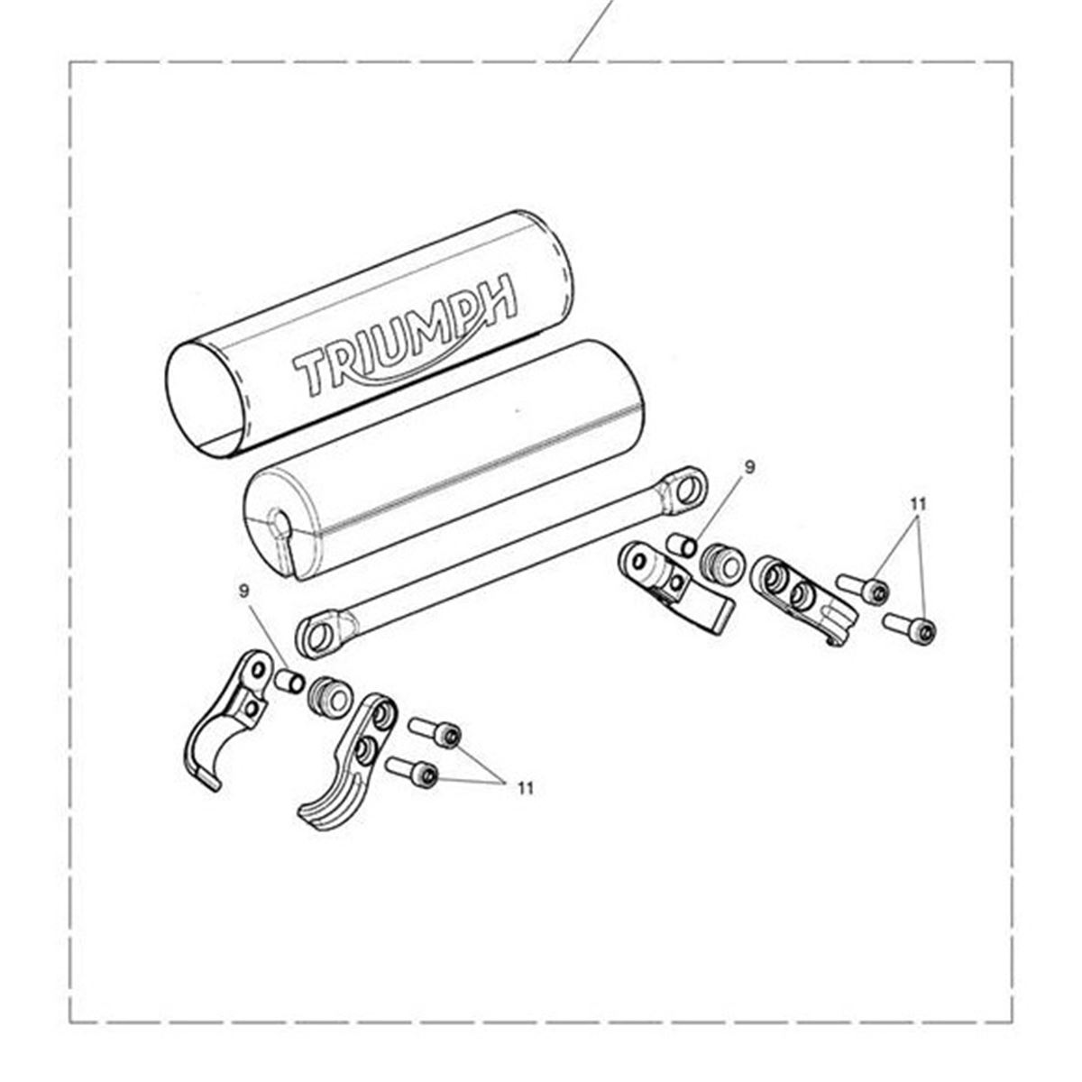 Bild von Pad, Handlebar Brace