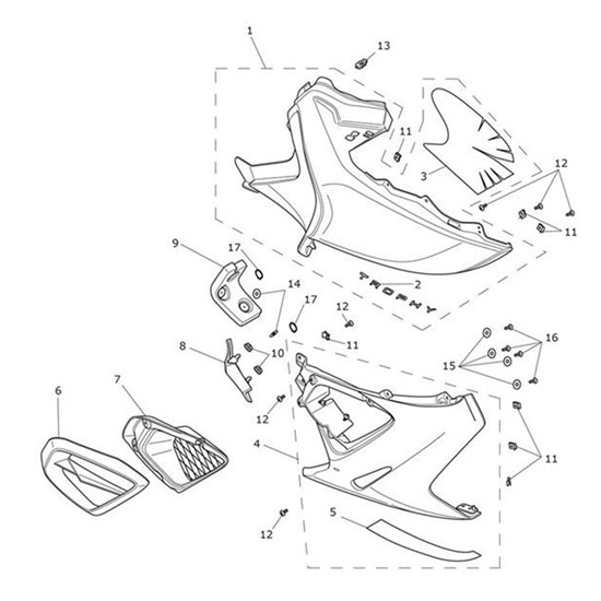 Bild von Pad, Heatshield, Lower, RH