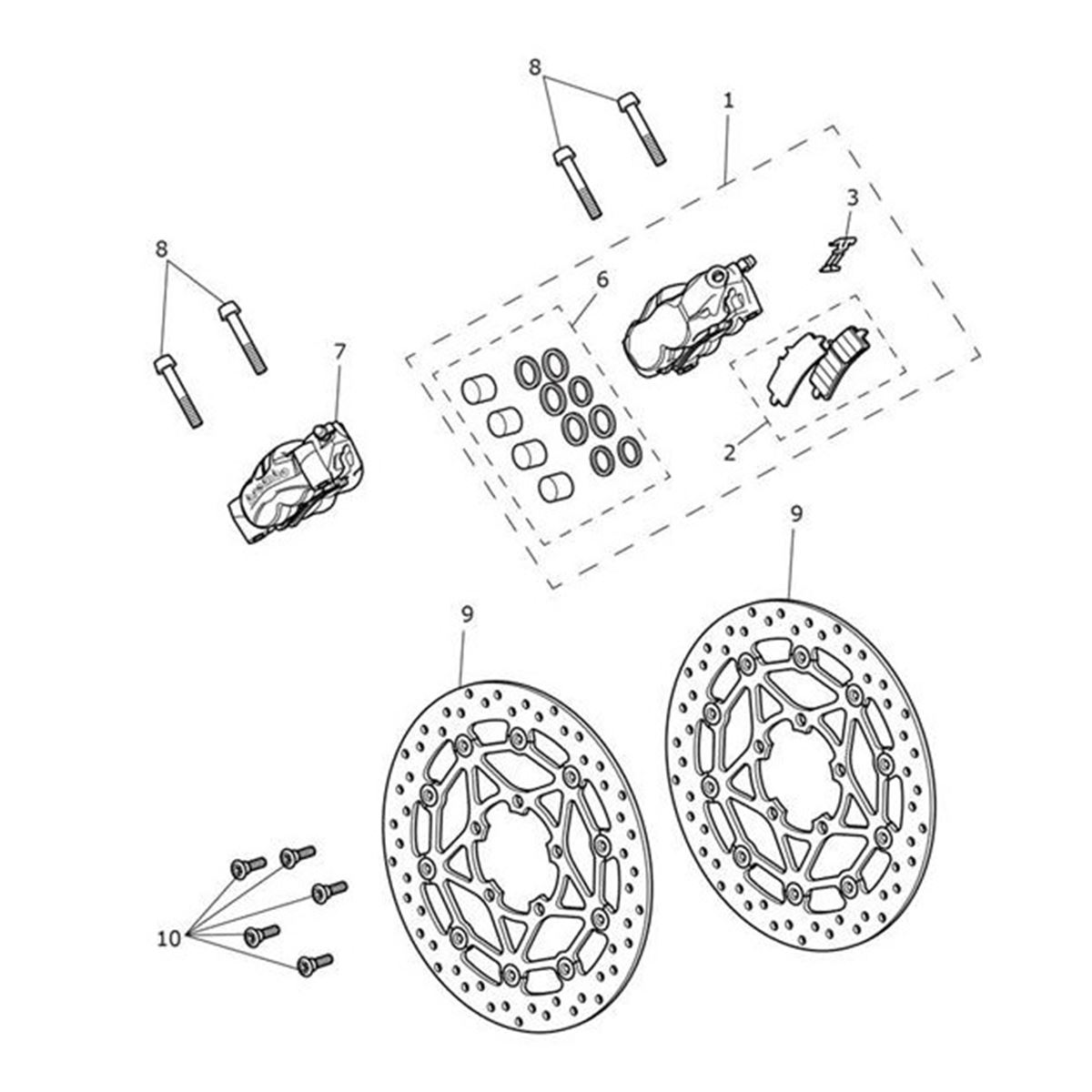 Bild von Pad Set, Caliper, BRM10A