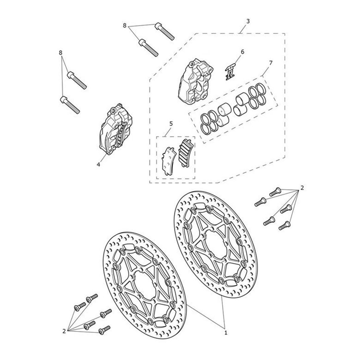 Bild von Pad Set, Caliper, BRM11E