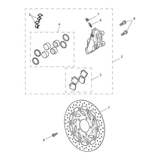 Bild von Pad Spring & Pin Set