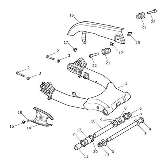 Bild von Paddock Stand Bobbin, Type 1, Blk