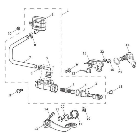 Bild von Pedal, Brake, Satin