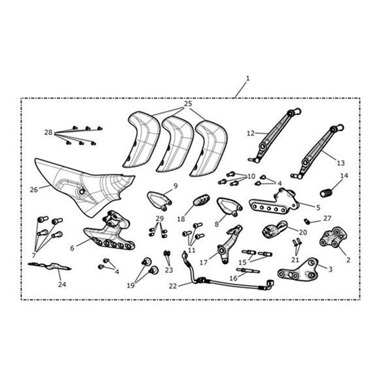 Bild von Pedal, Gearchange Assy