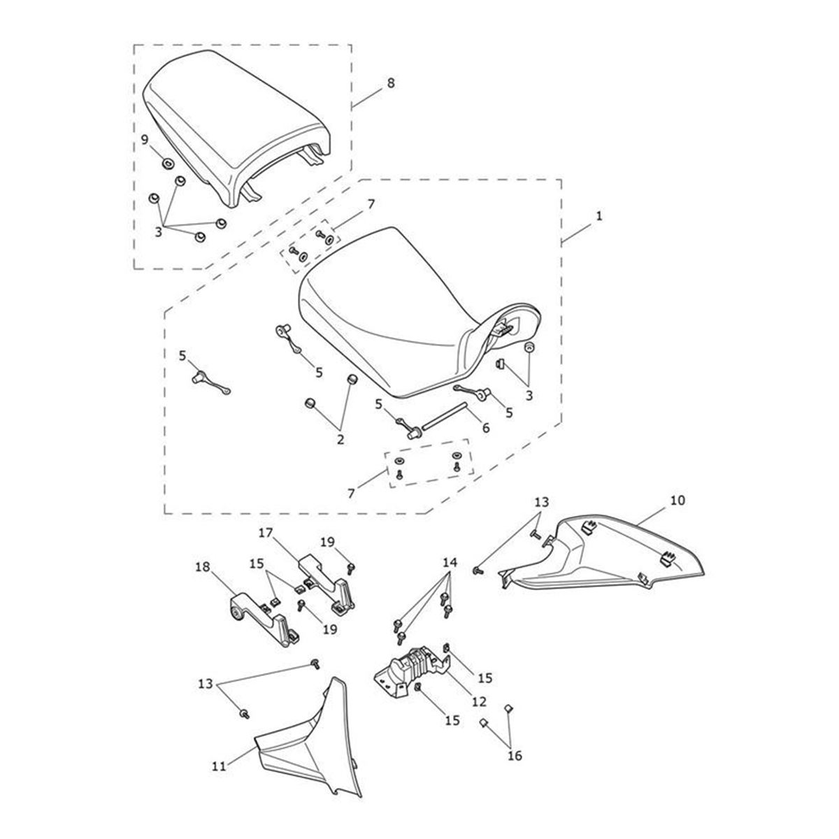 Bild von Pillion Seat, Comfort