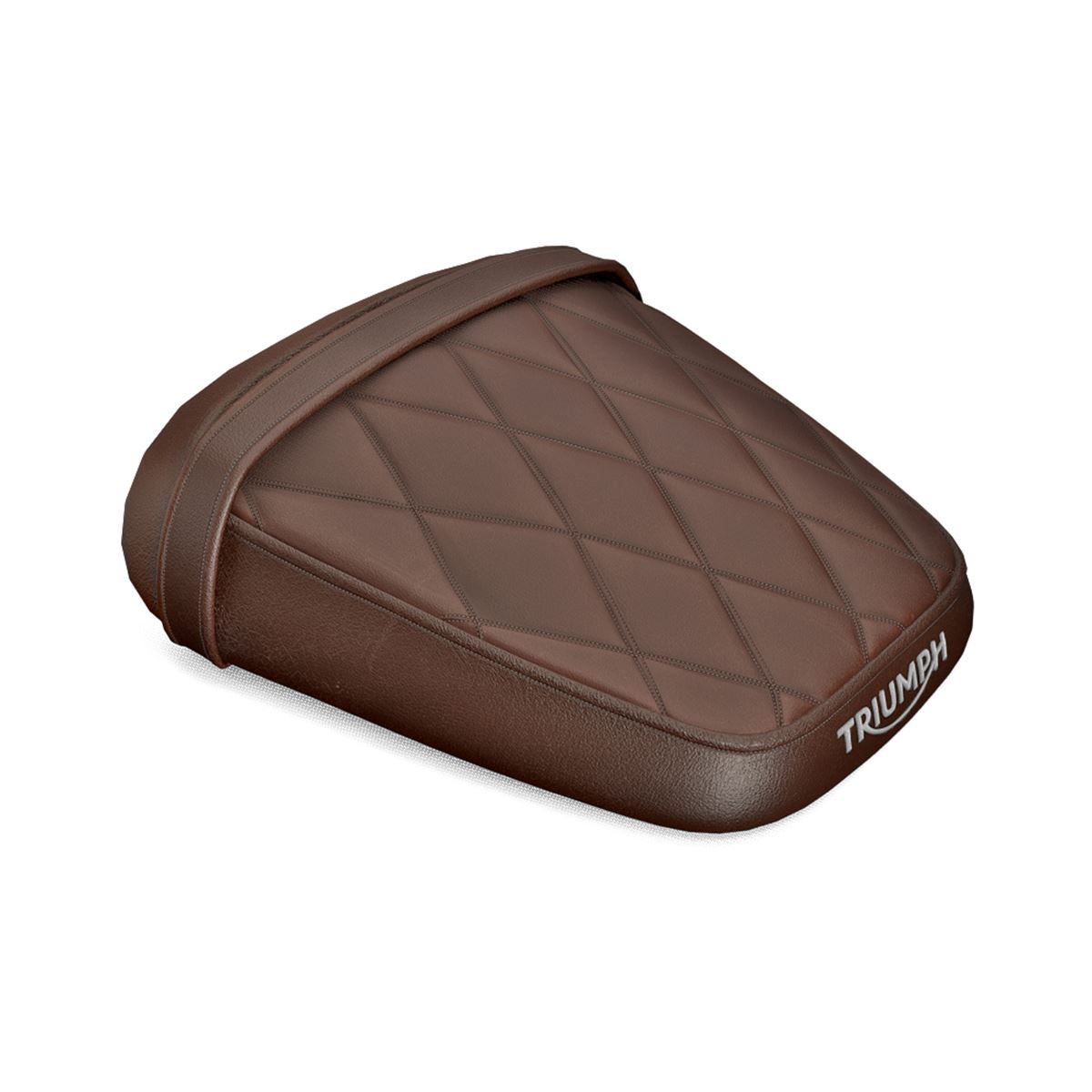 Bild von Pillion Seat, Quilted, Brown, Kit