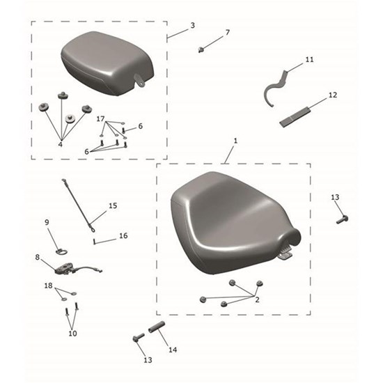 Bild von Pillion Seat