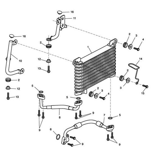 Bild von Pipe, Oil Cooler Feed