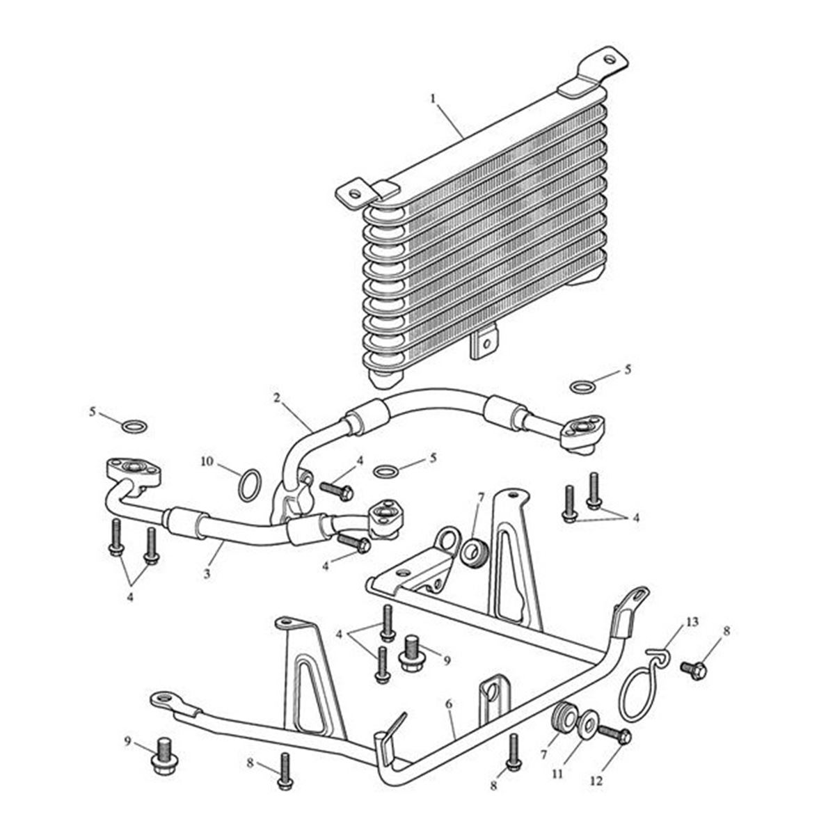 Bild von Pipe, Oil Cooler Feed