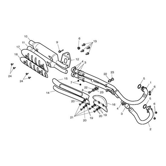 Bild von Pipe Assy, Cyl 2, Chromed