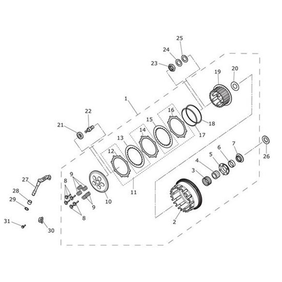 Bild von Plate, Clutch Pressure