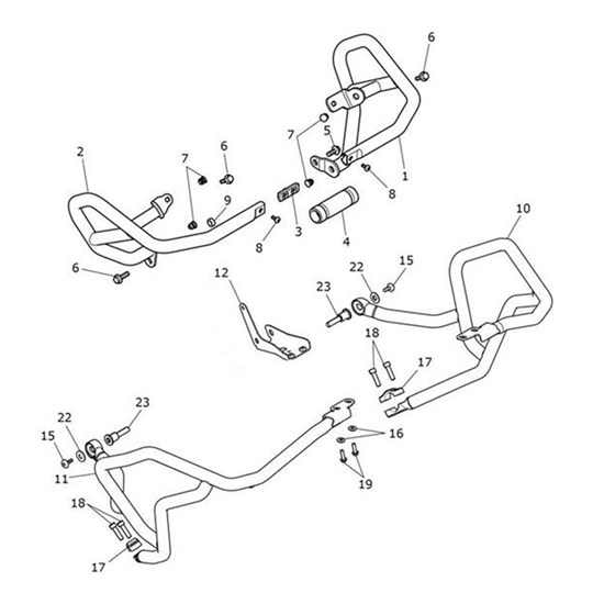 Bild von Protection Bar, LH, Upper
