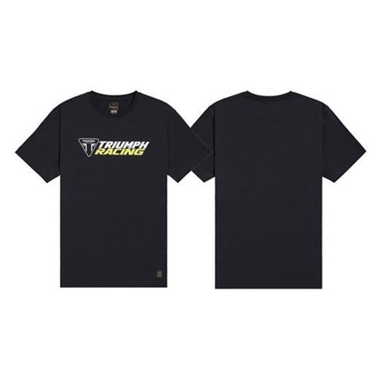 Bild von RACING TEE BLACK / YELLOW