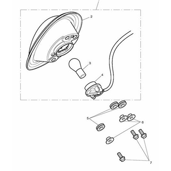 Bild von REAR LIGHT ASSY, ECE