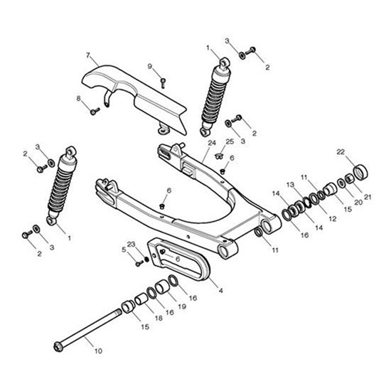 Bild von REAR SUSPENSION UNIT