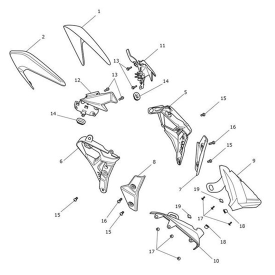 Bild von Rad Cowl, Upper, RH, Mldg