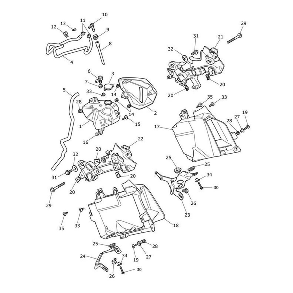 Bild von Rad Mount Assy, LH