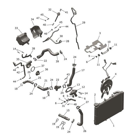 Bild von Radiator Assembly