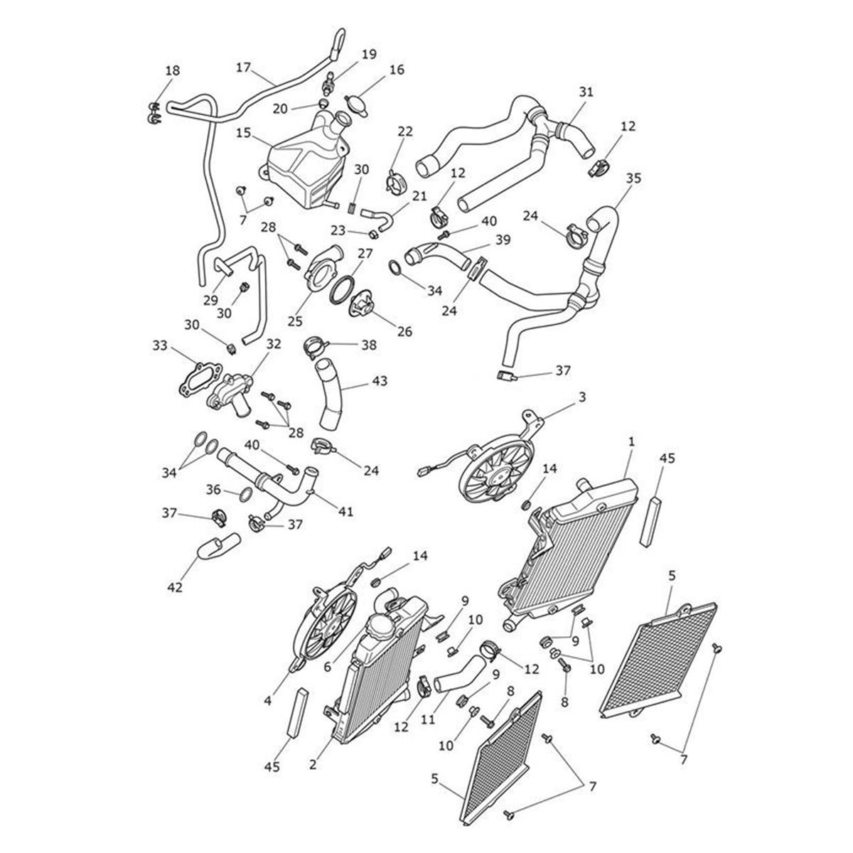 Picture of Radiator Assy, RHS, Spares