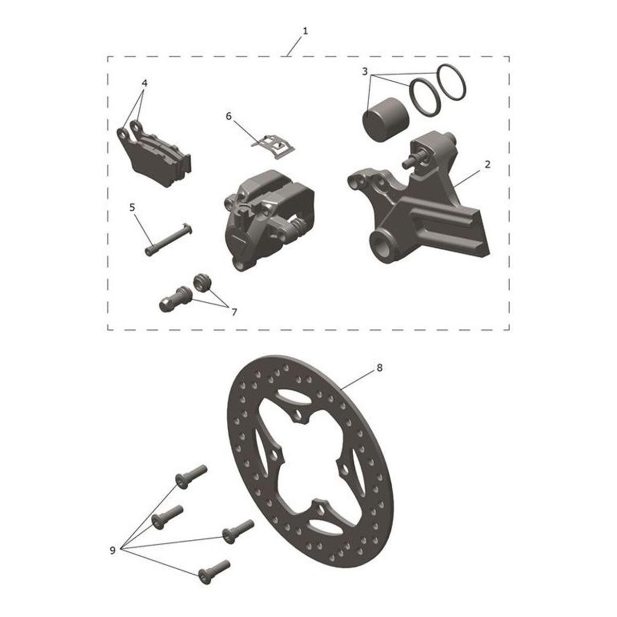 Bild von Rear Brake Caliper