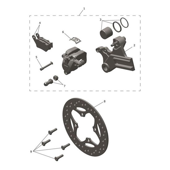 Bild von Rear Brake Caliper